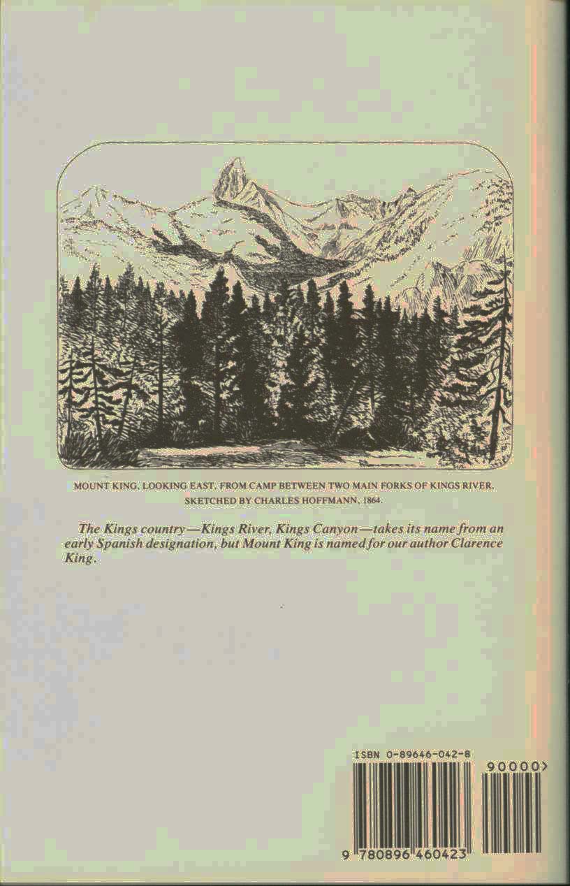 Mountaineering in the Kings River Country, 1864. vist0042 back cover